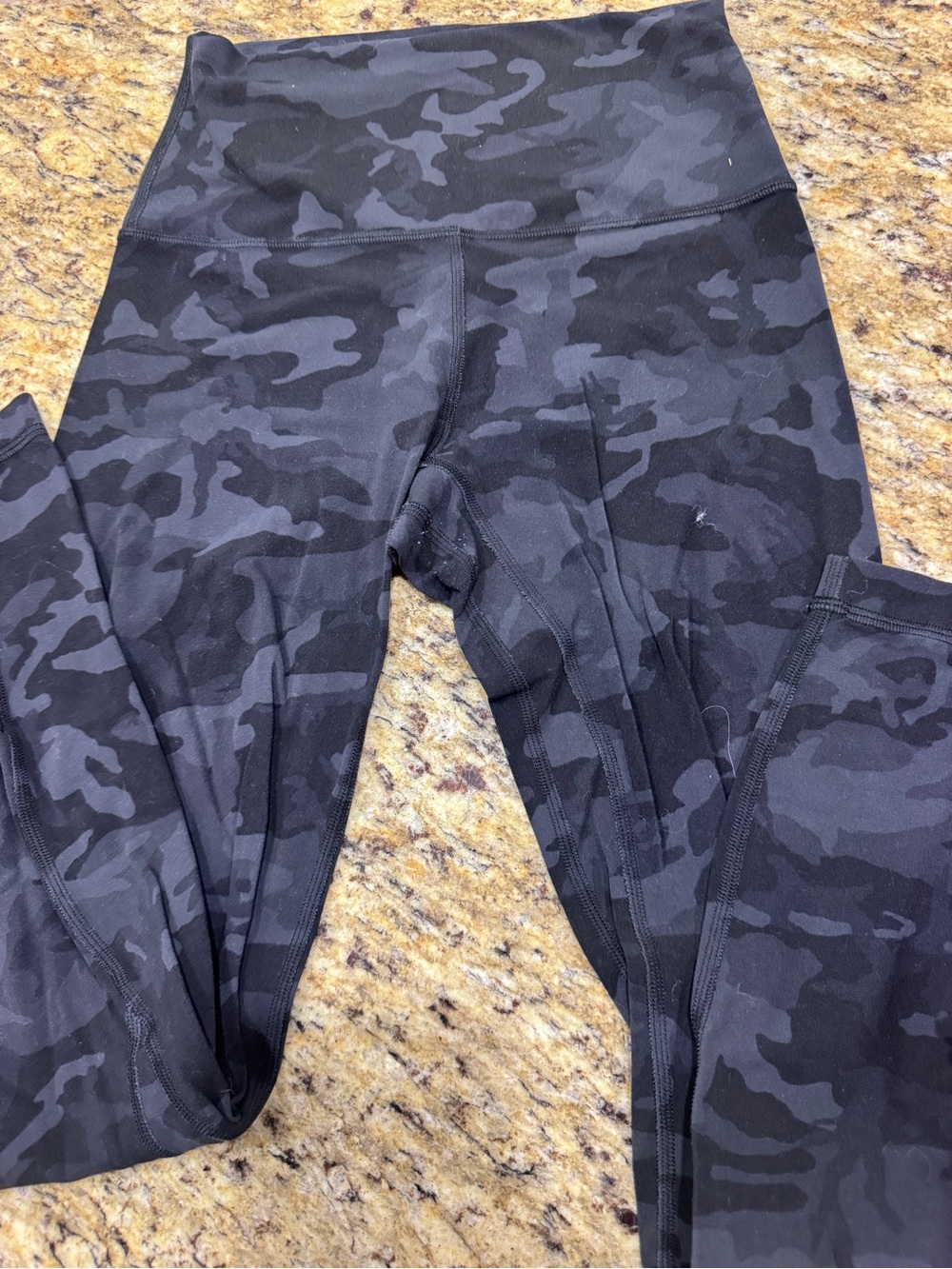 lululemon athletica Black & Charcoal Camo Leggings